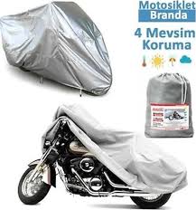 Honda Cb 1300 Arka Çanta Uyumlu Motor Branda Örtü Miflonlu Premium 4 Mevsim Koruma Gri